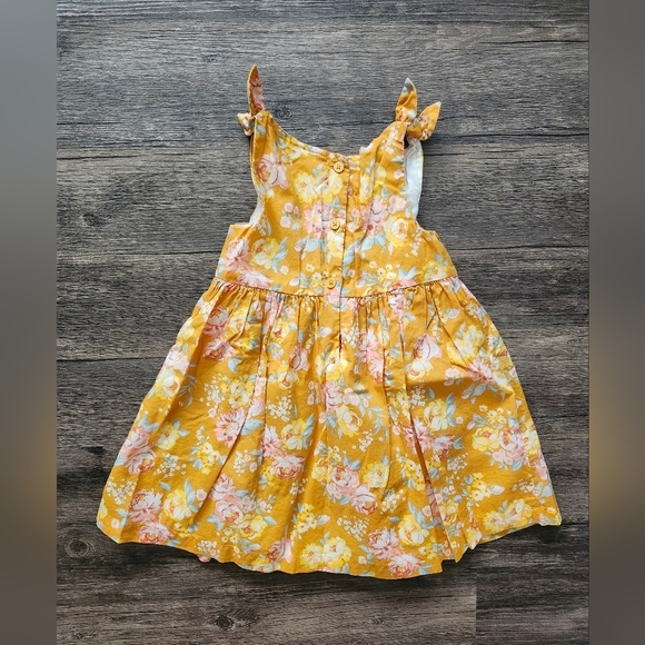 Oshkosh Baby B'gosh Floral Yellow Boho Dress - Picture 2 of 4